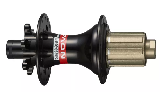 Втулка велосипедная NOVATEC, задняя, под кассету, под диск, 32H, без эксцентрика, D462SB-SL-S3S-B12-11S