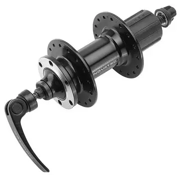 Втулка велосипедная NOVATEC, задняя, под кассету, под диск, с эксцентриковым зажимом, D472TSBT-SC