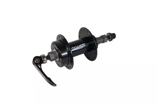 Втулка велосипедная QUANDO MTB, задняя, стальная, под Disk 6 болтов, под трещотку, на эксцентрике, черная, KT-M65R-32