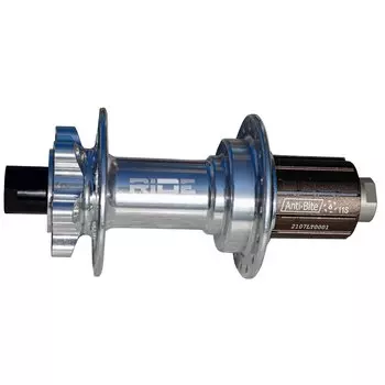 Втулка велосипедная RIDE Boost 32h 12x148 Anti Bite Silver, задняя, под кассету, BX211RSIL