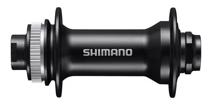 Втулка велосипедная SHIMANO MT400, передняя, 32Н, Center Lock, чёрный, EHBMT400BBX