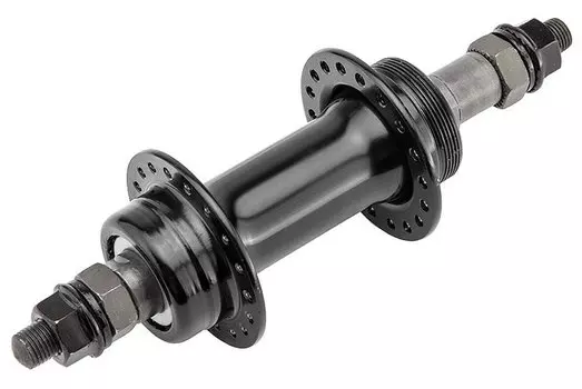 Втулка велосипедная STELS AE-241R, задняя, под трещотку, на гайках, 36H, чёрный, LU086010