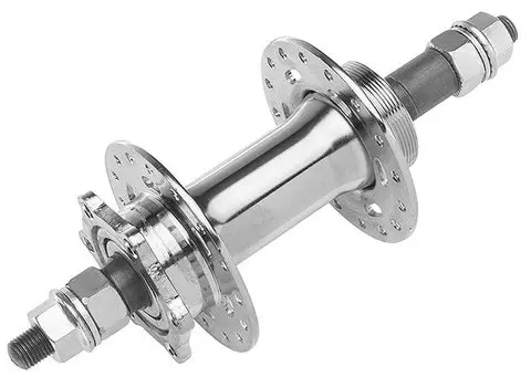 Втулка велосипедная Stels AE-806RD, задняя, под трещотку, 32H, под дисковый тормоз, 6 болтов, Silver, LU082551