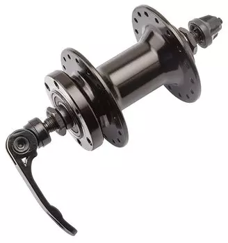 Втулка велосипедная Stels WZ-A208FBQ, передняя, QR, под дисковый тормоз, 32Н, чёрный, LU087008