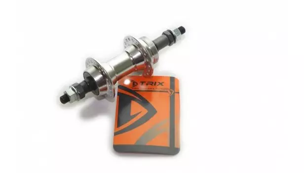 Втулка велосипедная TRIX, задняя, под трещотку, 6-8 скоростей,на гайке, 36 Н, SF-A201R silver