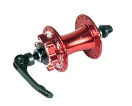 Втулка велосипедная U-Link GL-B44F, передняя, под диск, на 32 спицы, OLD 100 мм, красная, GL-B44F-QS-32RED