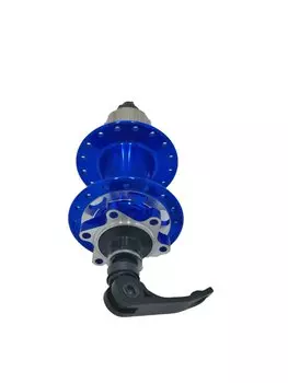 Втулка велосипедная U-Link GL-B44R, задняя, под диск, под кассету, 32 Н, OLD 135 мм, синий, GL-B44R-QS-32BLU