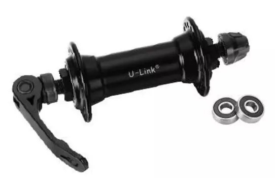 Втулка велосипедная U-Link, передняя, 36H, на эксцентрике, чёрный, GB 13F QS black36H