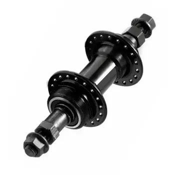 Втулка велосипедная U-Link, задняя, под трещотку, на промподшипниках, на гайках, 36 Н, черный, GL-B01R-SB