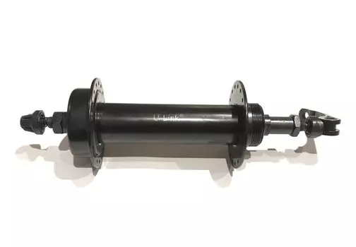 Втулка велосипедная U-Link, задняя, сталь, для фэт-байка, под эксцентрик, под трещотку, под диск 6 болтов, GL-A42R-QR