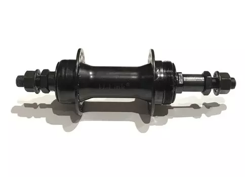 Втулка велосипедная U-Link, задняя, сталь, на гайках, с шайбами, под V-brake, под трещотку, 36Н, GL-A12R