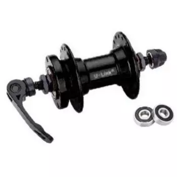 Втулка велосипедная Vinca Sport, передняя, 32 отверстия, на эксцентрике, GB-10F-QS black