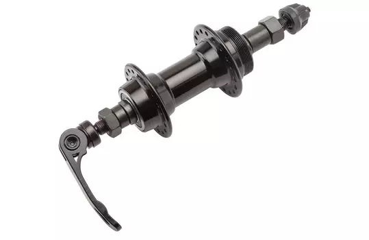 Втулка велосипедная WANG ZHENG, задняя, алюминий, под V-brake, под трещотку, на эксцентрике, 36 Н, черный, WZ-A201RQ