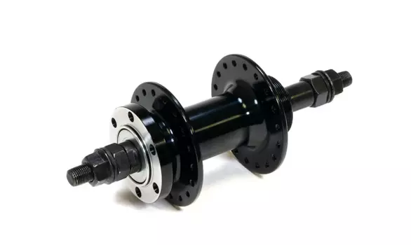 Втулка велосипедная WANG ZHENG, задняя,диск, под трещотку, 36 Н, ось 3/8''х135x175 мм, черный, WZ-A208R (A225R) black