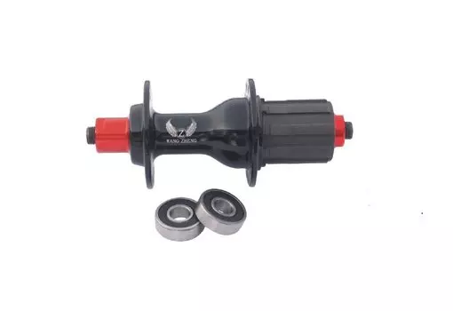 Втулка велосипедная WANG ZHENG, задняя, ROAD, кассету, на эксцентрике, 36 H , M10x130x140мм, красно-чёрный, WZ-A285RBQ