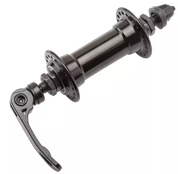 Втулка велосипедная WZ передняя, под V-br, на эксцентрике, 32 отверстия, ось 3/8''х100x108мм, черный, WZ-A201FQ black-32