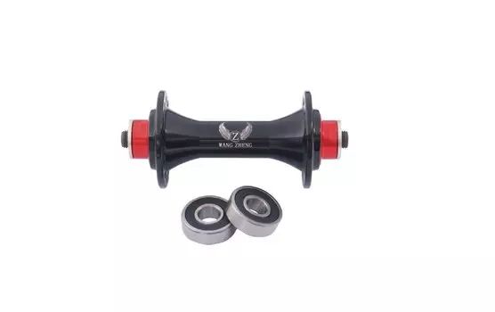 Втулка WZ передняя ROAD, алюминиевая, под V-br, на эксцентрике, 32, промподшипник, красно-черная, WZ-A285FBQ-32