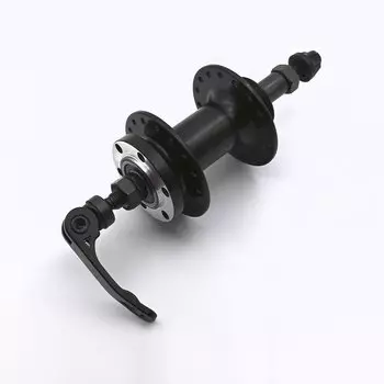 Втулка WZ задняя, алюминиевая, под диск 6 болтов, под трещотку, на эксцентрике, 32 отверстия, черная, WZ-A208RQ black-32