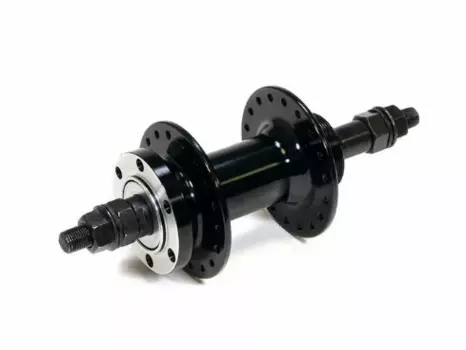 Втулка WZ задняя, алюминиевая, под диск 6 болтов, под трещотку, на гайках, 32, черная, WZ-A208R black-32