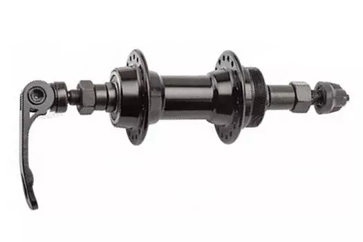 Втулка WZ задняя, алюминиевая, под V-br, под трещотку, на эксцентрике, 32 отверстия, черная, WZ-A201RQ black-32