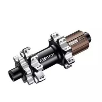 Втулка задняя Bitex BOOST для MTB с барабаном Shimano Micro Spline 12s, под сквозную ось 12 мм, BX402R28H-12-148BK_STMS
