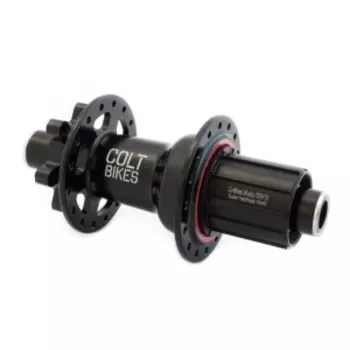 Втулка велосипедная Colt Bikes, задняя, под кассету, 32h, чёрный, C-R30BOB12