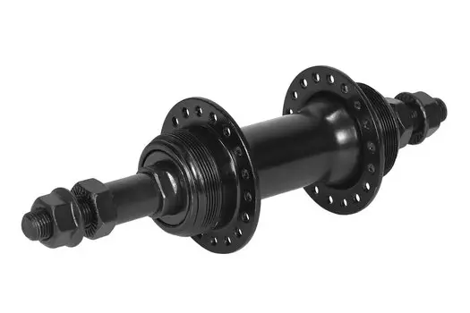 Втулка задняя LEGEAR DISC 36H 3/8*135*175MM на гайках, под резьбовой ротор, черная, FR-09R