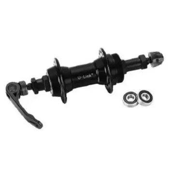 Втулка задняя Vinca Sport 3/8"*14G*32H*135*145 на эксцентр., под трещотку, на промподшипн., черная, GB 13R QS black 32H