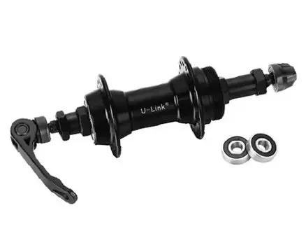 Втулка задняя Vinca Sport 3/8"*14G*32H*135*145 на эксцентр., под трещотку, на промподшипн., черная, GB 13R QS black 32H