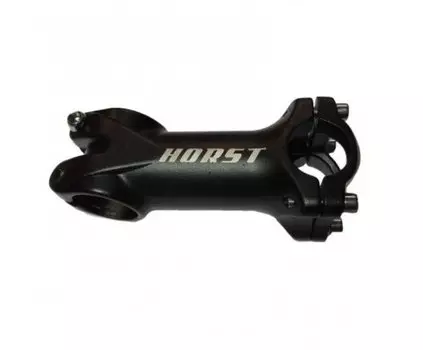 Вынос HORST внешний нерегул. 1 1/8" 80мм/+7` д/руля 31,8мм алюм. черный, 00-180295