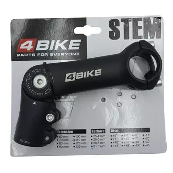 Вынос руля велосипедный 4BIKE TDS-C269, длина 110 мм, угол 0-90°, диаметр 31.8 мм, ARV000160