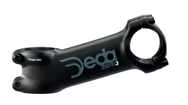 Вынос руля велосипедный Deda Elementi ZERO 17° stem, 70 mm, Alloy 6061, +17°, Black on Black (BOB), DZERO17-070