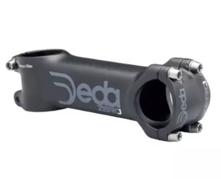 Вынос руля велосипедный Deda Elementi ZERO stem, 80 mm, Alloy 6061, Black on Black (BOB), DZERO080
