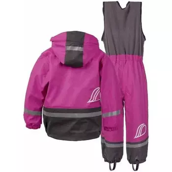Костюм детский Didriksons BOARDMAN KIDS SET, неоновый розовый, 502685