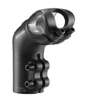 Вынос руля велосипедный ZOOM TDS-C614-5, литой, 1-1/8" х 40мм х 25,4мм х 30°, высота 62мм, 2 болта, черный, TDS-C614-5/I