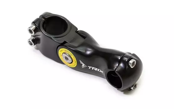 Вынос велосипедный, алюминий, для безрезьбовой вилки 1-1/8", под руль 25,4мм, L:110мм, регулируемый, JB-8213