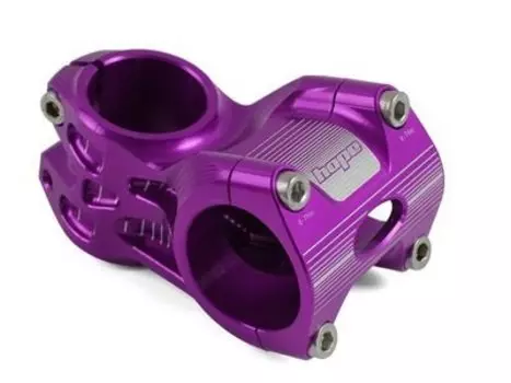 Вынос велосипедный HOPE AM/Freeride Stem, алюминий, 50 мм, подъём 20 градусов, фиолетовый, ST2050OPU