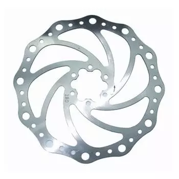 Ротор велосипедный A2Z SP4, 180 мм, 6 болтов, сталь, SP4-180