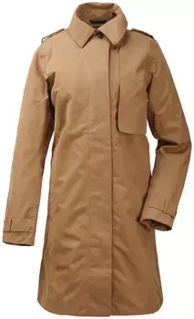 Плащ женский Didriksons MILA WNS COAT, миндаль, 503004