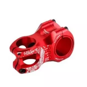 Вынос велосипедный TOOPRE, 50мм, алюминиевый, под руль 31,8мм, угол 0°, красный, TL-EXT-50 red