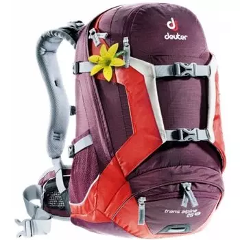 Велосипедный рюкзак Deuter Trans Alpine 26 SL, женский, с чехлом, 48x26x22, 26 л, бордовый, 32213_55