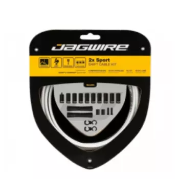 Рубашки и тросики Jagwire Sport Shift Kit 2X, переключения, White, UCK314