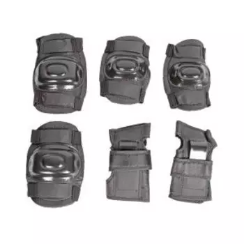 Защита 5-659810 локоть+голень+запястье пластик/неопрен черная VENTURA