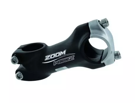 Вынос велосипедный ZOOM внешний нерегулируемый, 90 мм, для руля 31.8 мм, черный, 5-404255