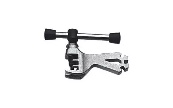 Выжимка цепи TRIX 3-7 скоростей со спицевым ключем 14-15G, стальная, серебристая, KL-9724AL