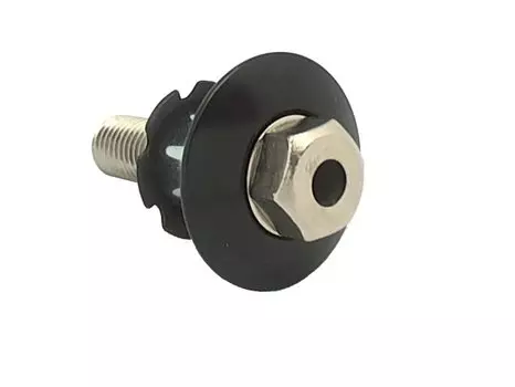 Якорь велосипедный NECO, 1-1/8", чёрный, для ВМХ (полый болт), в торговой упаковке, H2869