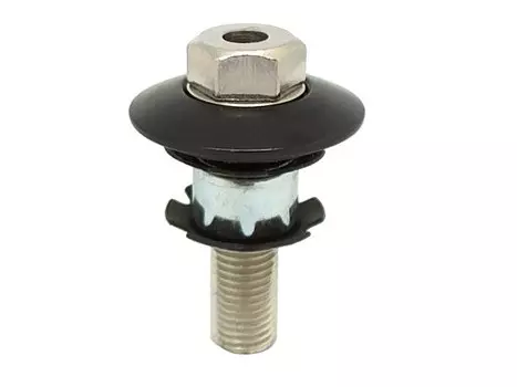 Якорь велосипедный NECO,одноразовый, чёрный, алюминиевый, под BMX(полый болт), в торговой упаковке,