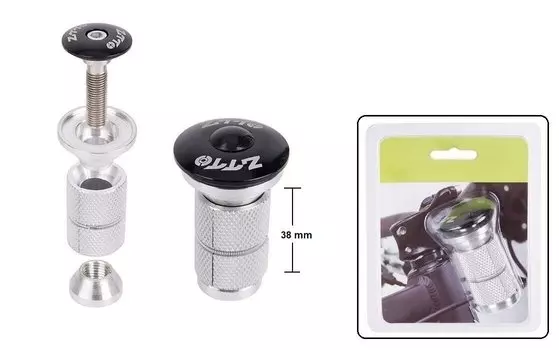 Якорь вилки ZTTE (TW), для безрезьбового штока, Ø 1-1/8", многоразовый, черный, УТ00019536