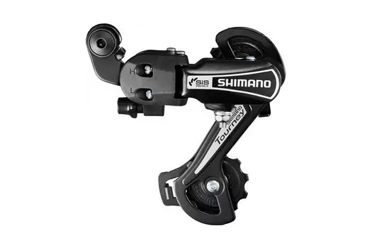 Задний переключатель SHIMANO RDTY21AGSDL, 6 скоростей, черный
