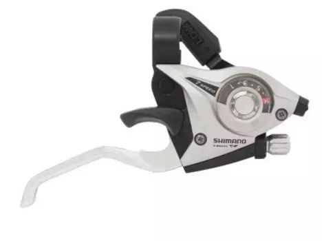 Шифтер/Тормозная ручка велосипедный Shimano Tourney EF51, правая, 7ск трос 2050мм ASTEF51R7AS